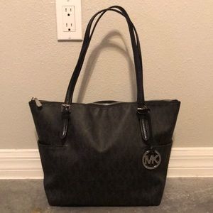 Michael Kors Medium Shoulder Bag with MK Pattern